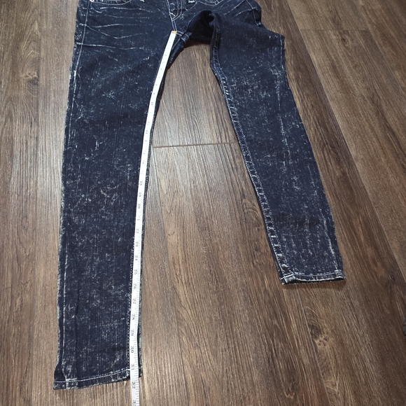 True Religion Skinny Jeans Women’s 29 – Distressed Dark Wash, Made in Mexico - Picture 4 of 11